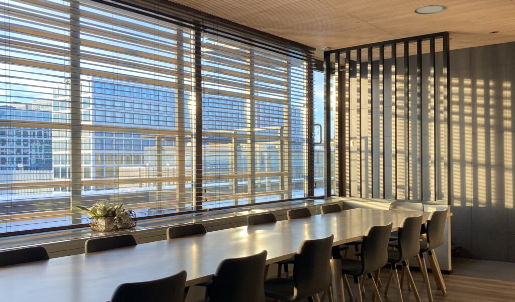 Näkymä saunatiloista